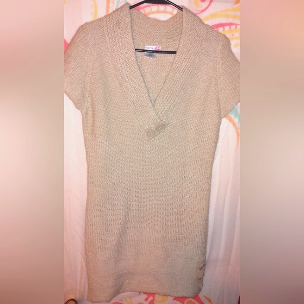 Cream Knit Dress